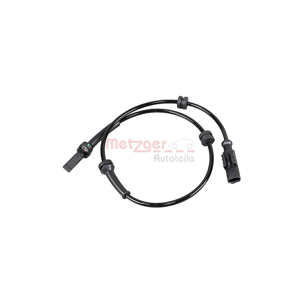 Sensor, Raddrehzahl METZGER 09001344 für FIAT, Hinterachse