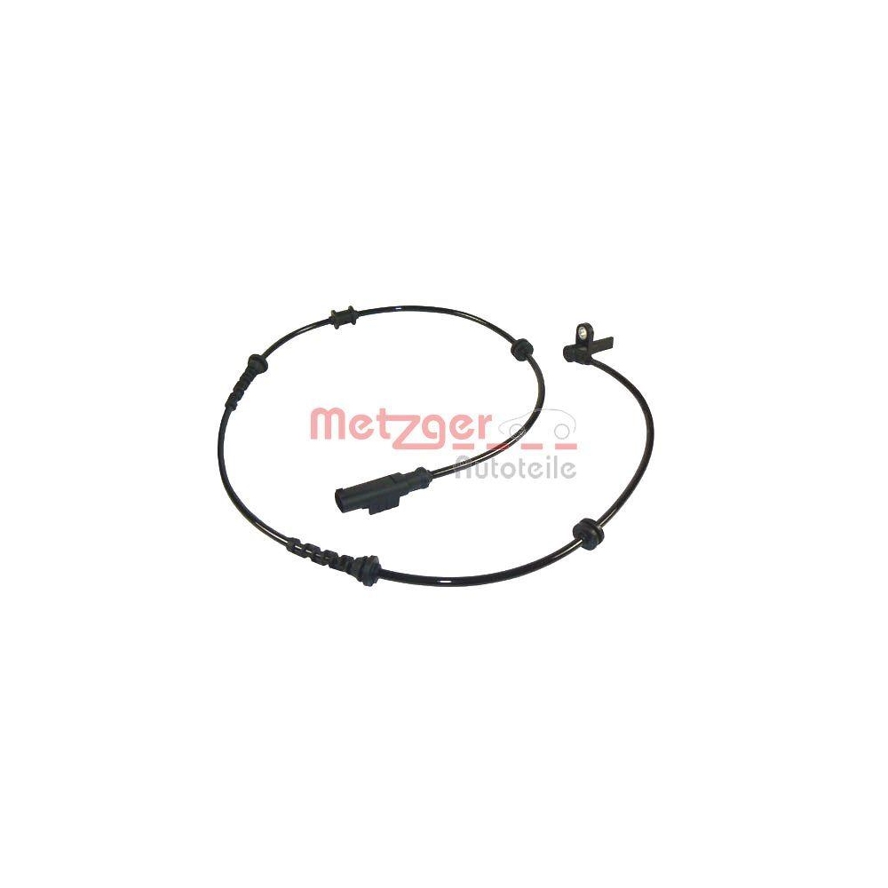 Sensor, Raddrehzahl METZGER 0900929 für FIAT LANCIA, Vorderachse