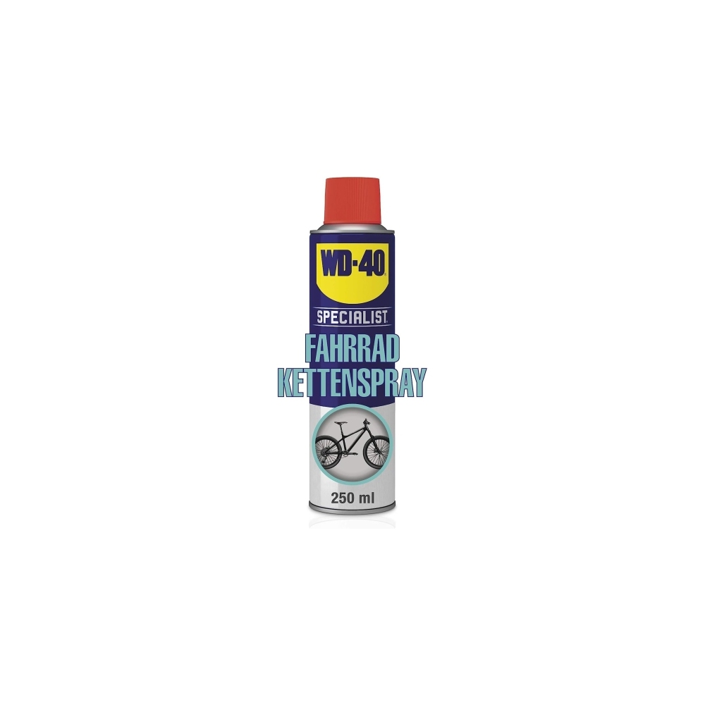 WD-40 Specialist Fahrrad Kettenspray 3x250 ml, Kettenpflege, Kettenreiniger