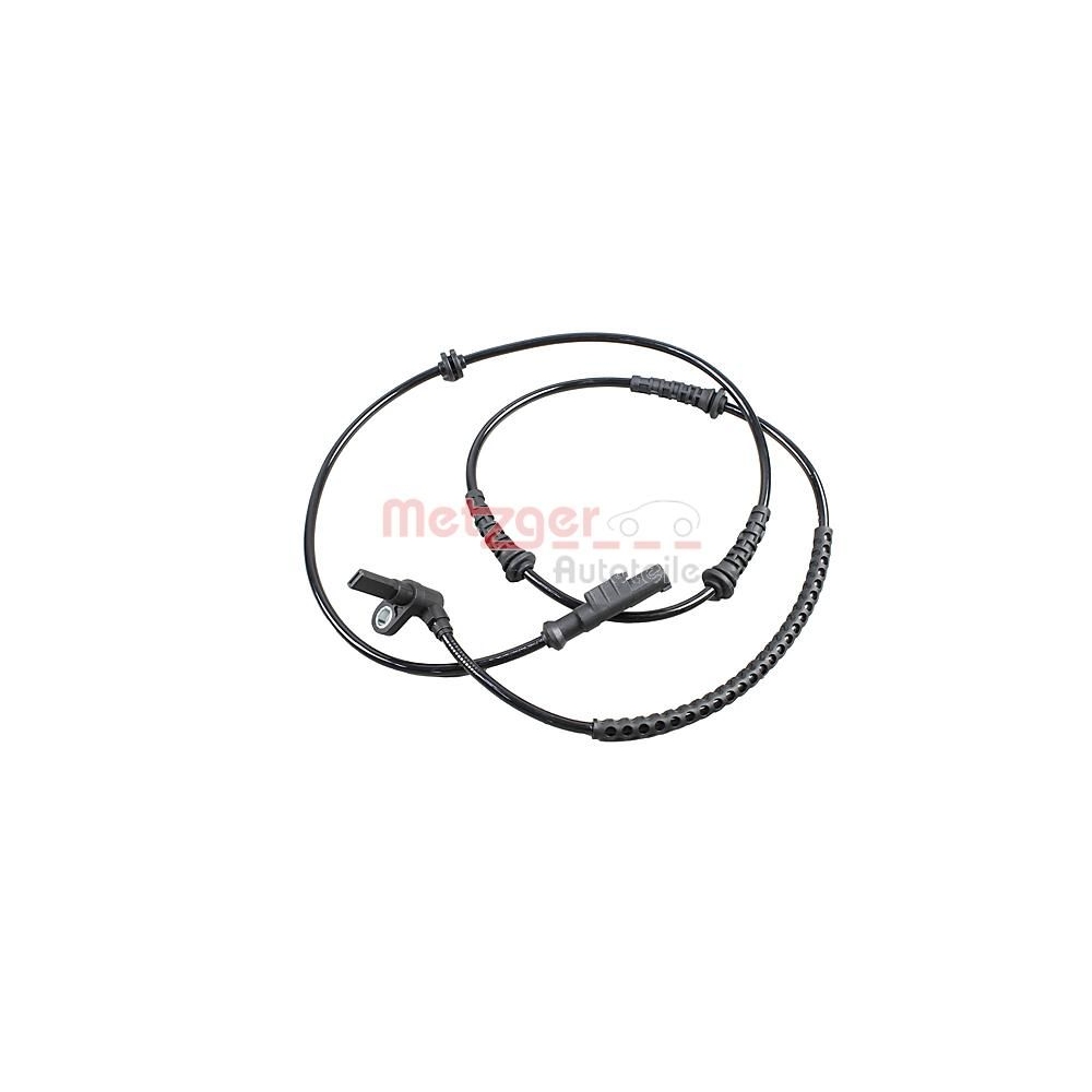 Sensor, Raddrehzahl METZGER 09001350 GREENPARTS für FIAT JEEP, Hinterachse