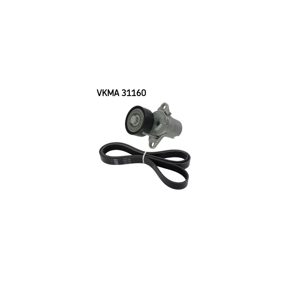 Keilrippenriemensatz SKF VKMA 31160 für AUDI SEAT SKODA VW