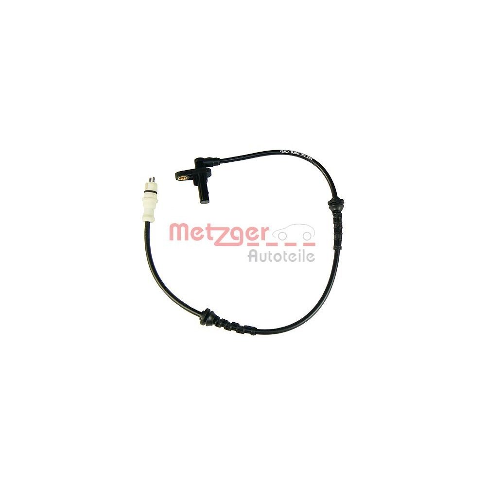 Sensor, Raddrehzahl METZGER 0900396 ORIGINAL ERSATZTEIL für RENAULT, Vorderachse