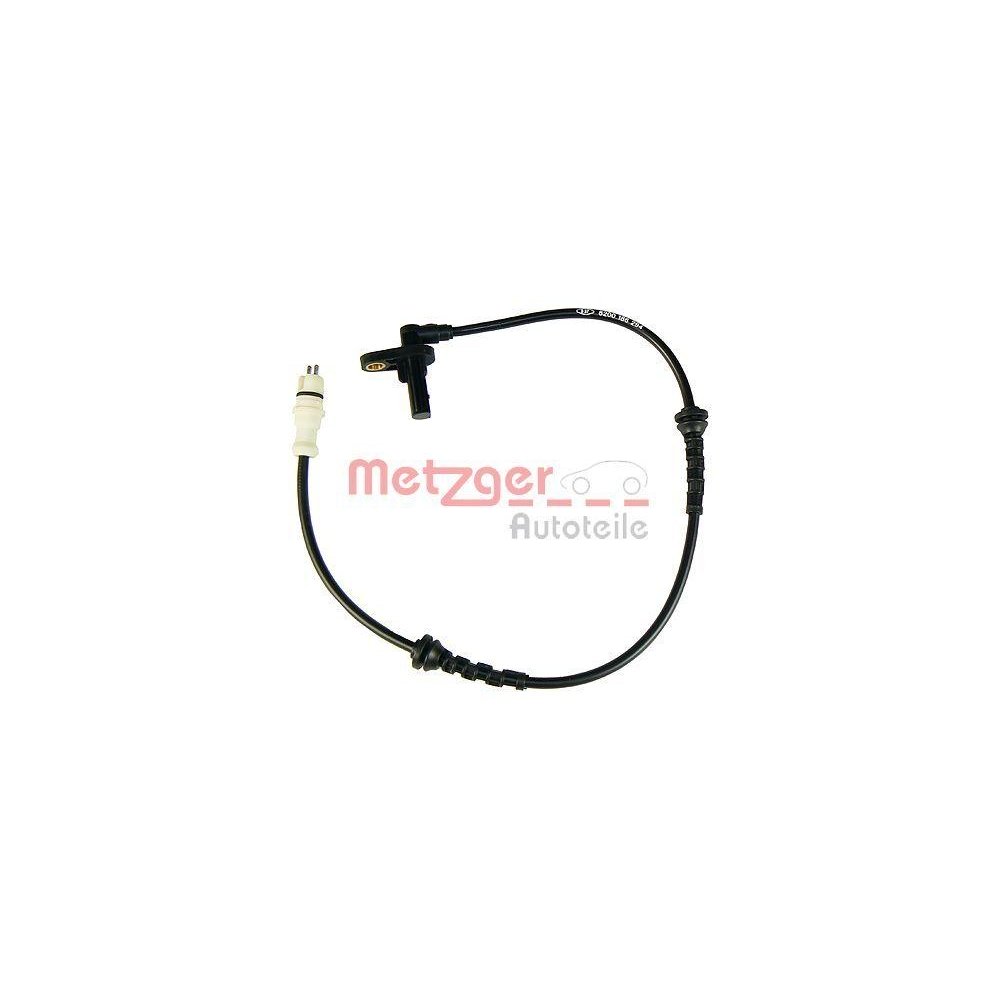 Sensor, Raddrehzahl METZGER 0900396 ORIGINAL ERSATZTEIL f&uuml;r RENAULT, Vorderachse