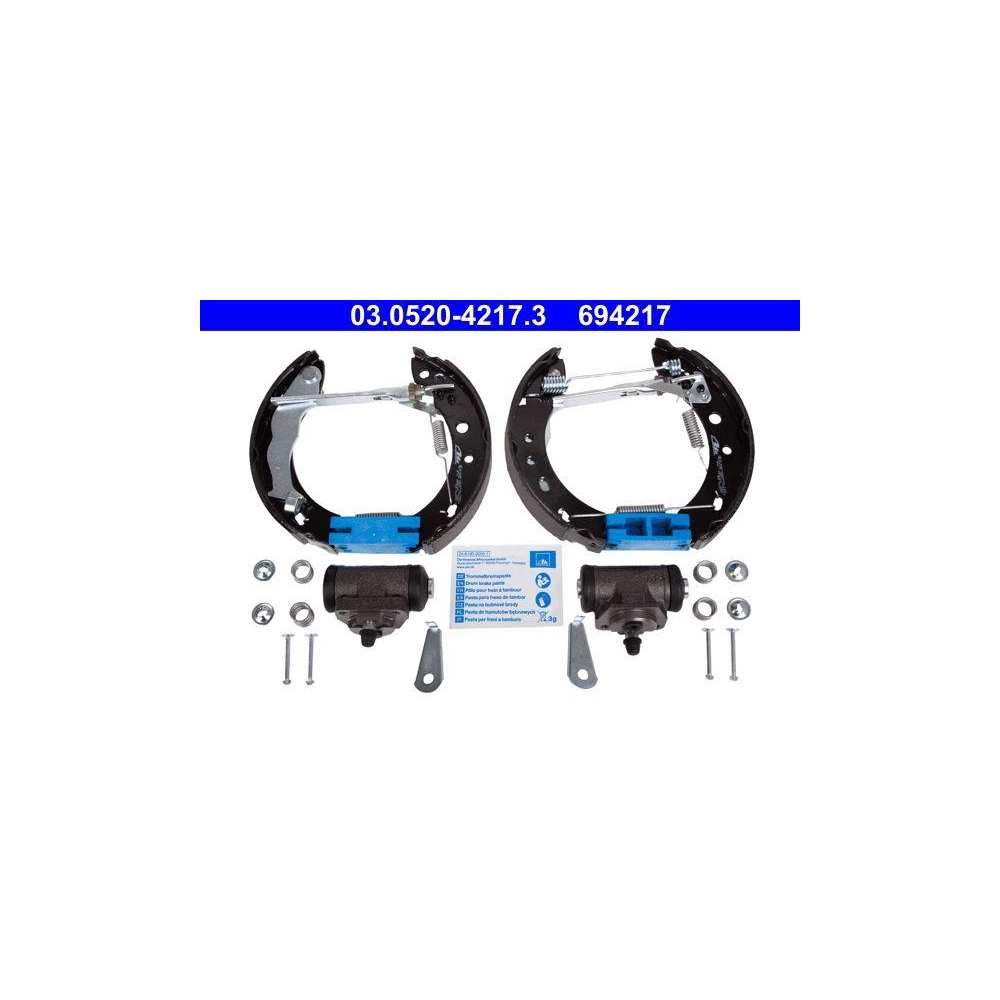 Bremsbackensatz ATE 03.0520-4217.3 Original ATE TopKit für, Hinterachse