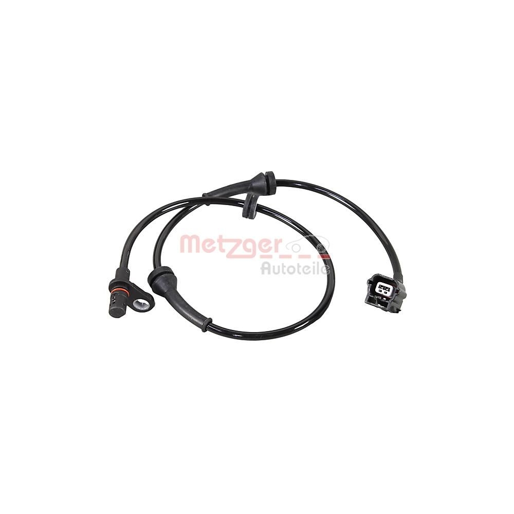 Sensor, Raddrehzahl METZGER 09001354 für NISSAN, Hinterachse links