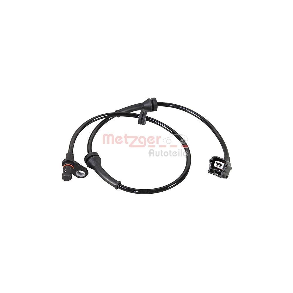 Sensor, Raddrehzahl METZGER 09001354 f&uuml;r NISSAN, Hinterachse links