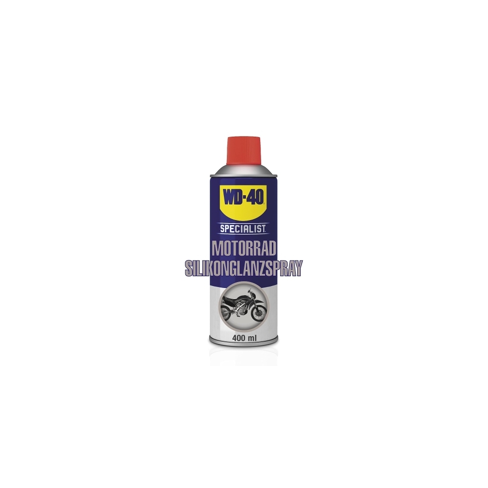 WD-40 Specialist Motorrad Silikonglanzspray Glanzspray Schmiermittel 2x400ml