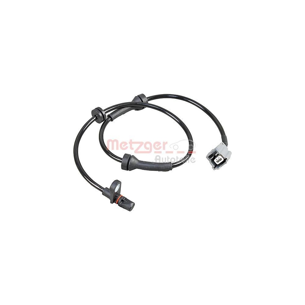 Sensor, Raddrehzahl METZGER 09001355 f&uuml;r NISSAN, Hinterachse rechts