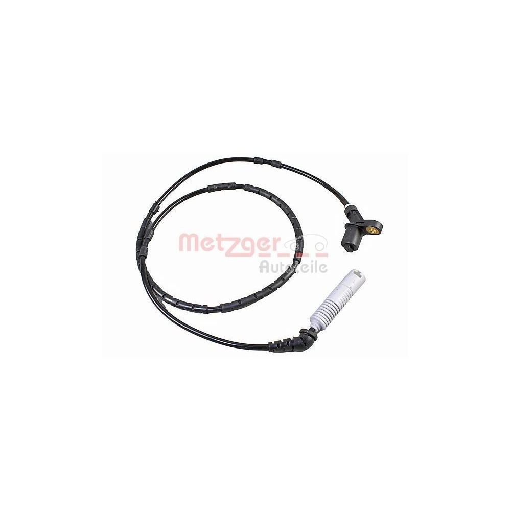 Sensor, Raddrehzahl METZGER 09001356 für BMW, Hinterachse