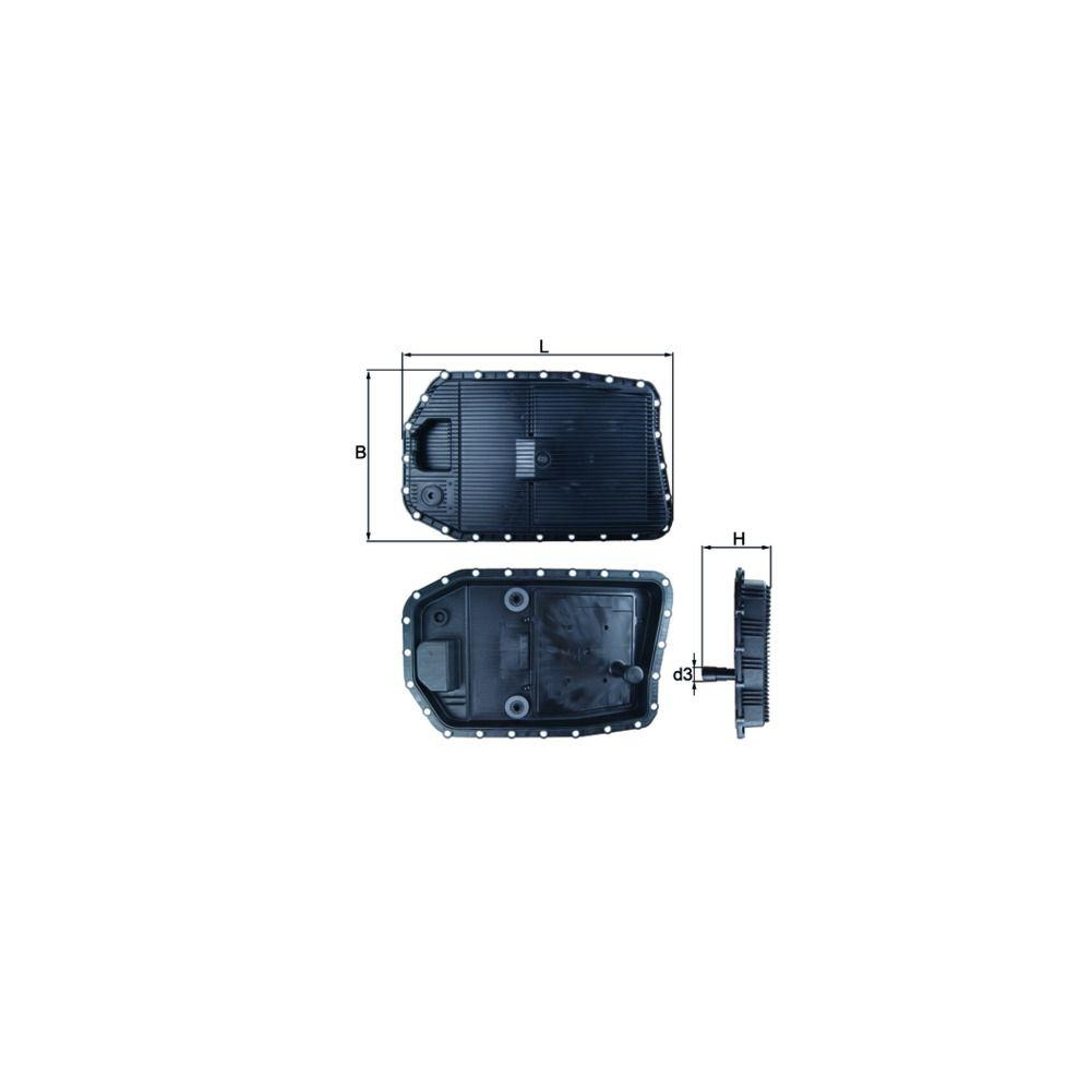 Ölwanne, Automatikgetriebe KNECHT HX 154 für BMW