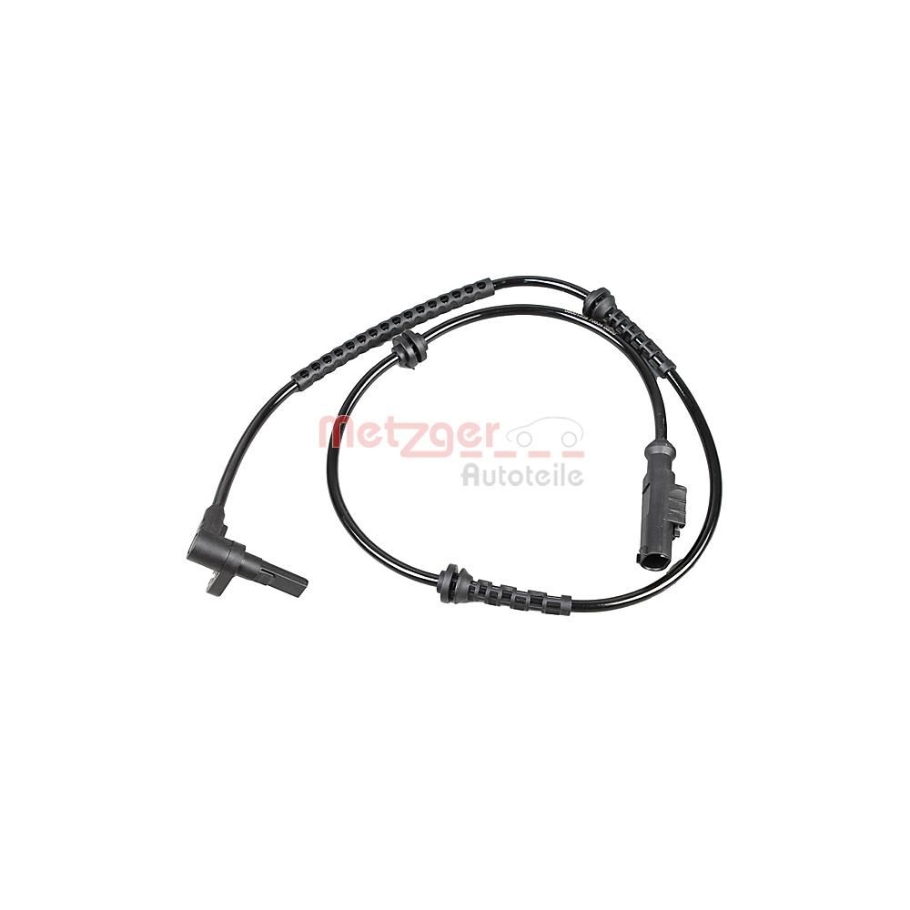 Sensor, Raddrehzahl METZGER 09001359 GREENPARTS für FIAT, Vorderachse