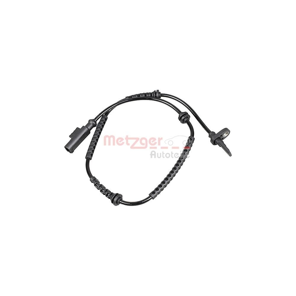 Sensor, Raddrehzahl METZGER 09001360 GREENPARTS für FIAT, Hinterachse