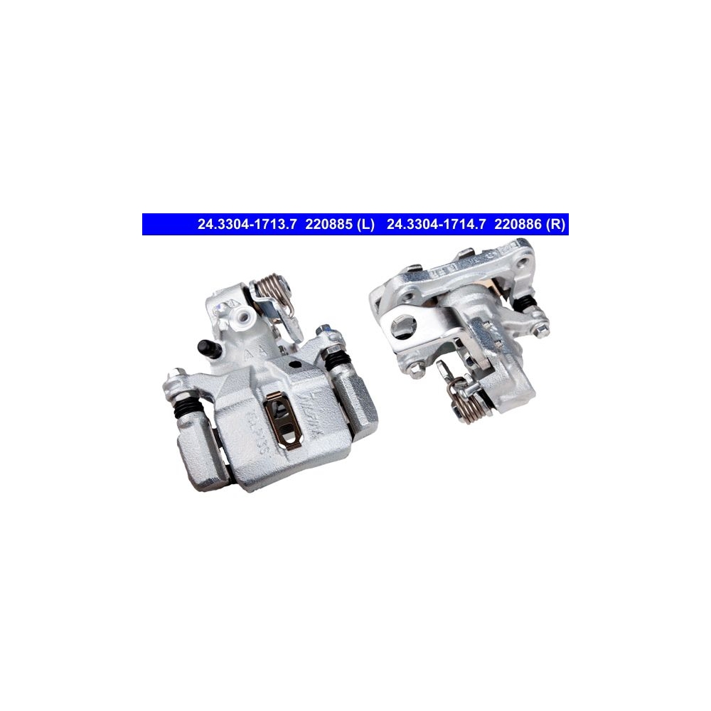 Bremssattel ATE 24.3304-1713.7 für HONDA, Hinterachse links