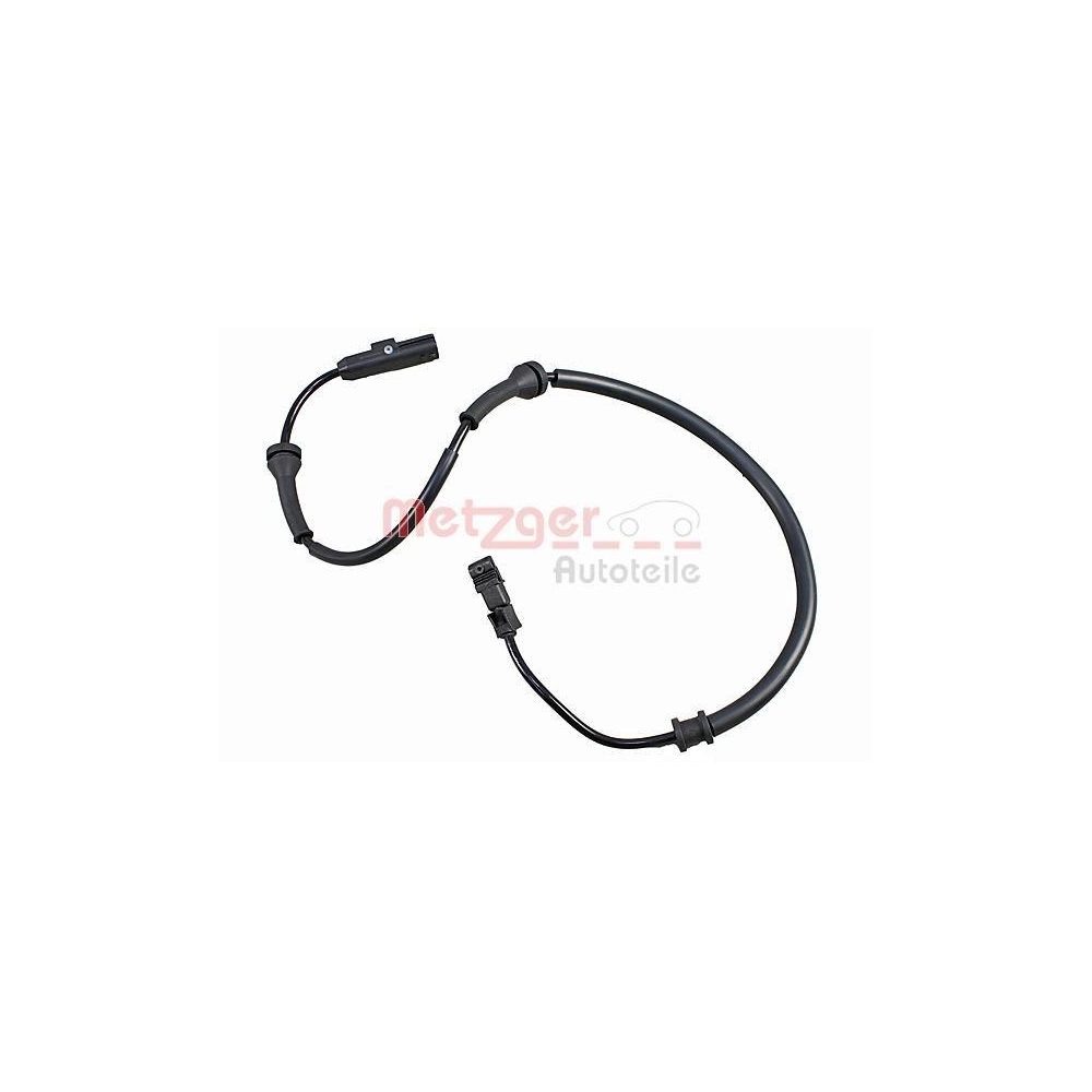 Sensor, Raddrehzahl METZGER 09001362 f&uuml;r RENAULT, Hinterachse