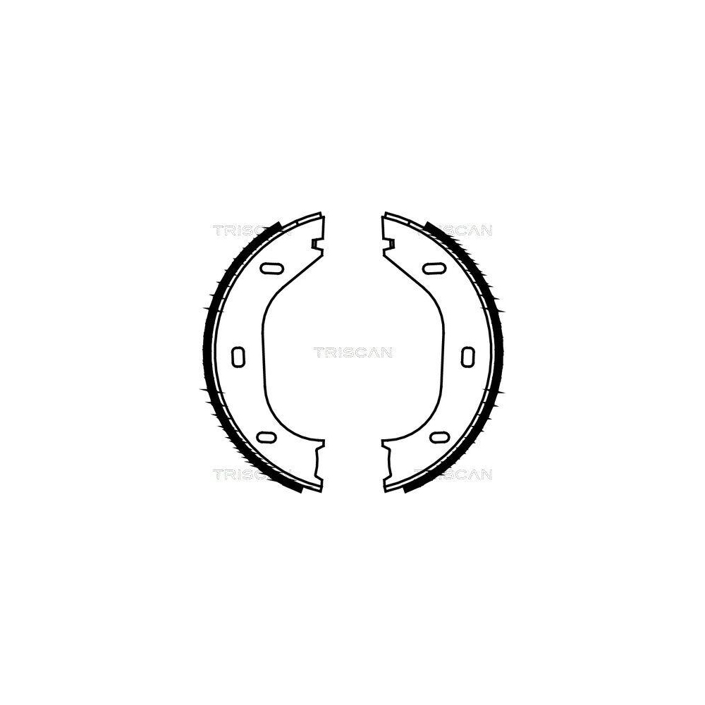 Bremsbackensatz, Feststellbremse TRISCAN 8100 10290 für ALFA ROMEO BMW