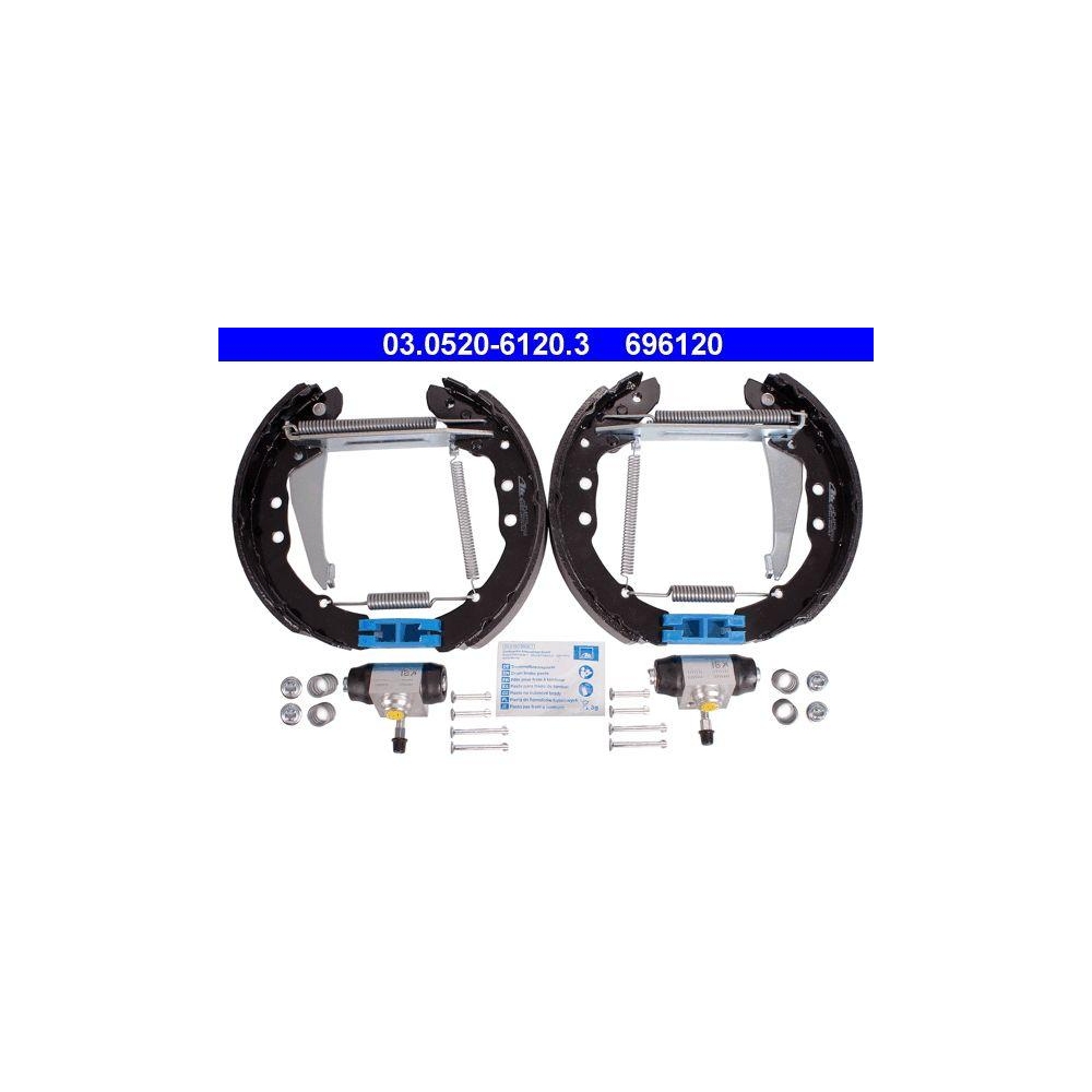 Bremsbackensatz ATE 03.0520-6120.3 Original ATE TopKit für, Hinterachse