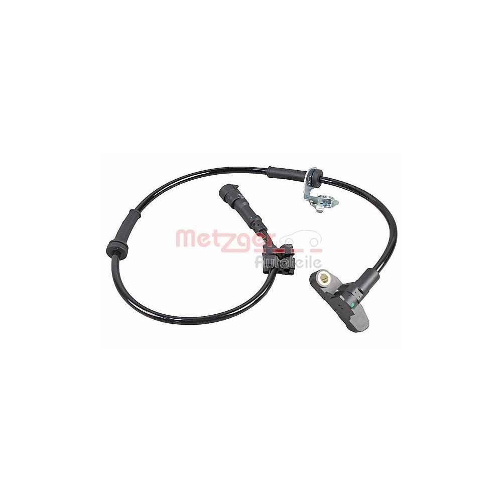 Sensor, Raddrehzahl METZGER 09001371 für CHRYSLER, Vorderachse links