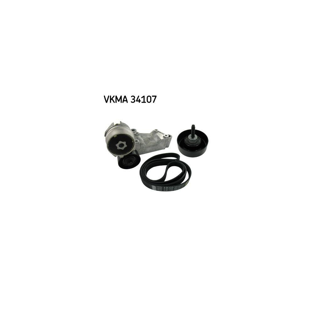 Keilrippenriemensatz SKF VKMA 34107 für AUDI BMW FORD MITSUBISHI SEAT SKODA VW