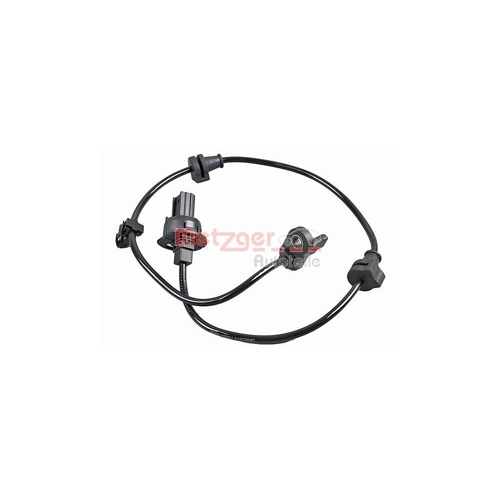 Sensor, Raddrehzahl METZGER 09001375 für HONDA, Vorderachse links