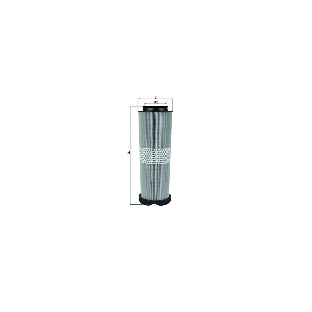 Luftfilter KNECHT LX 1020/1 für MERCEDES-BENZ