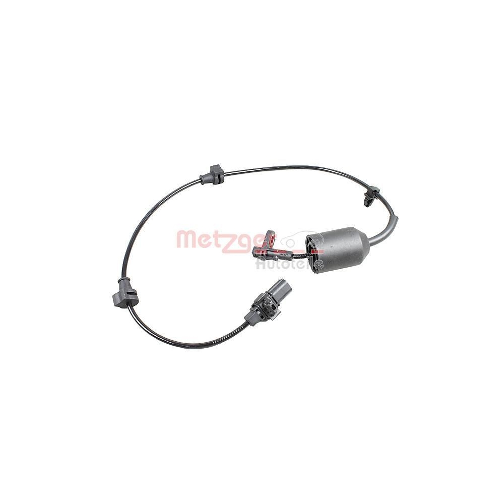 Sensor, Raddrehzahl METZGER 09001377 f&uuml;r HONDA, Hinterachse links