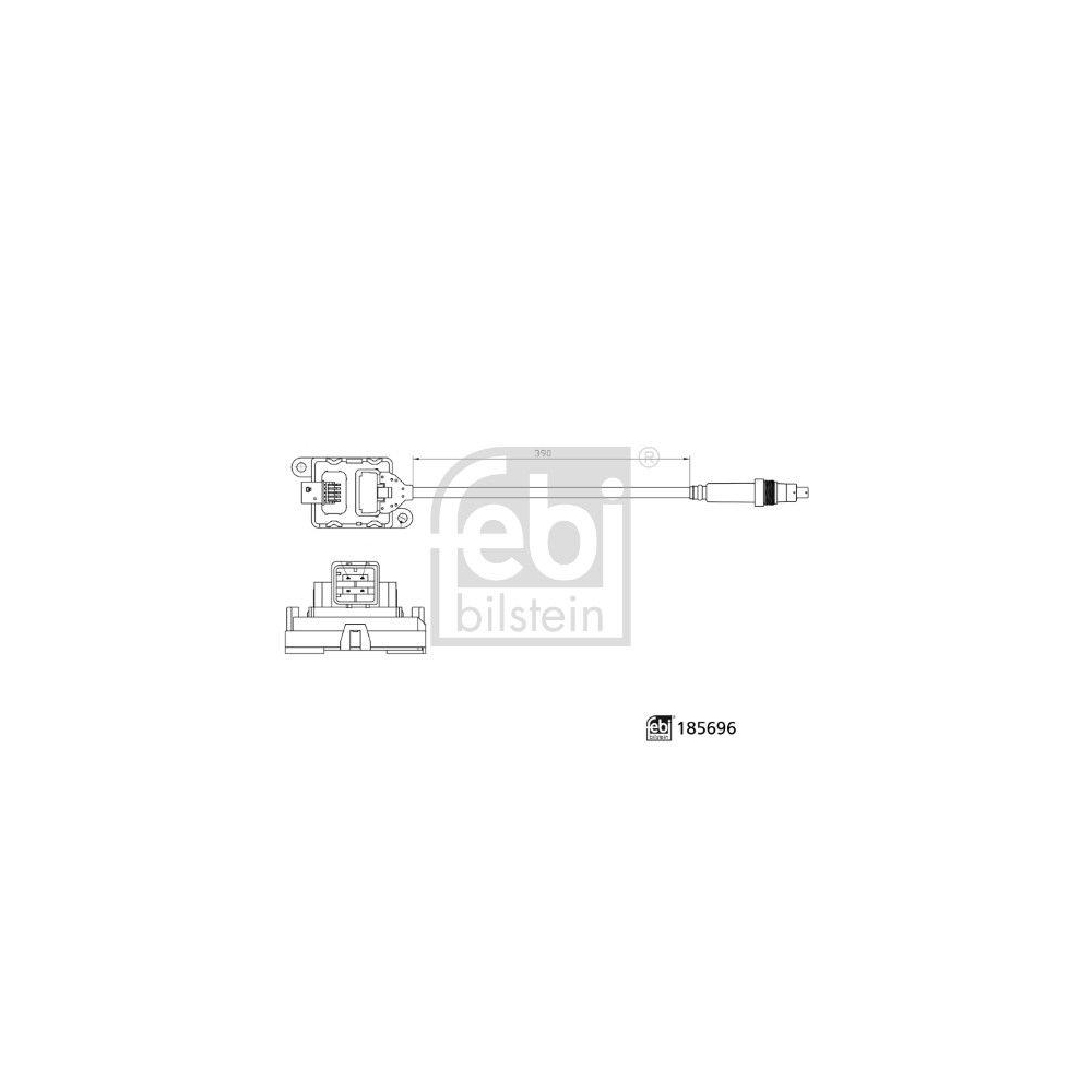 NOx-Sensor, Harnstoffeinspritzung FEBI BILSTEIN 185696 für MERCEDES-BENZ