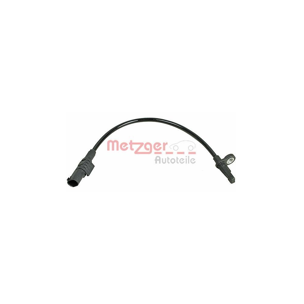 Sensor, Raddrehzahl METZGER 0900967 GREENPARTS für MERCEDES-BENZ, Hinterachse