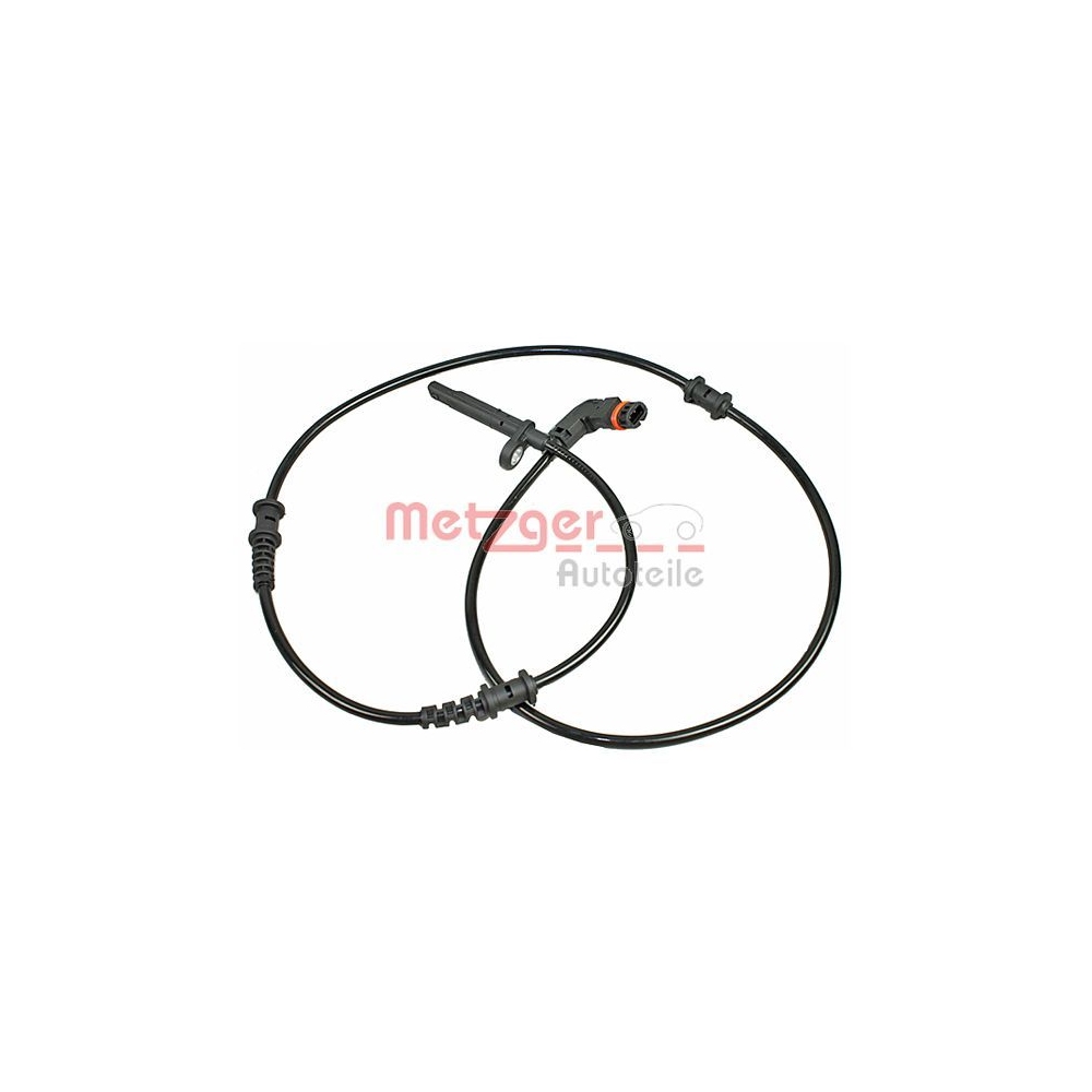 Sensor, Raddrehzahl METZGER 0900968 GREENPARTS für MERCEDES-BENZ, Vorderachse