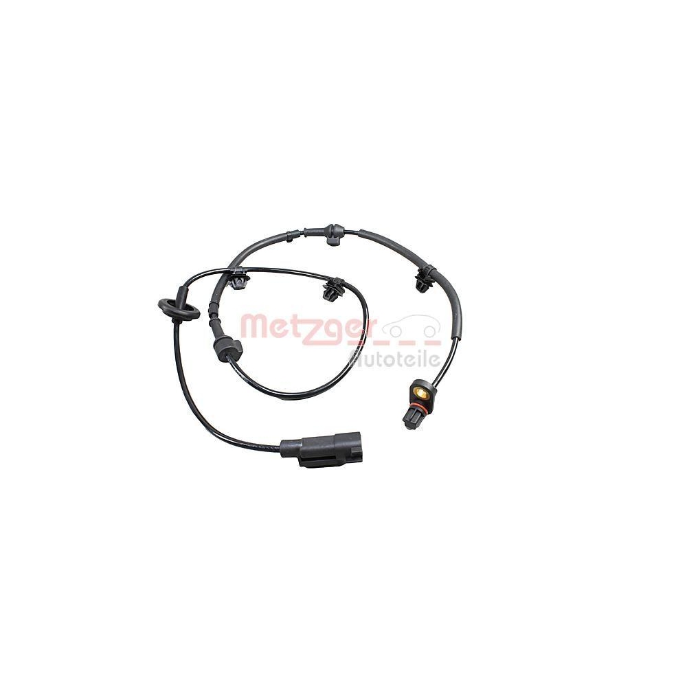 Sensor, Raddrehzahl METZGER 09001382 für MITSUBISHI, Hinterachse links