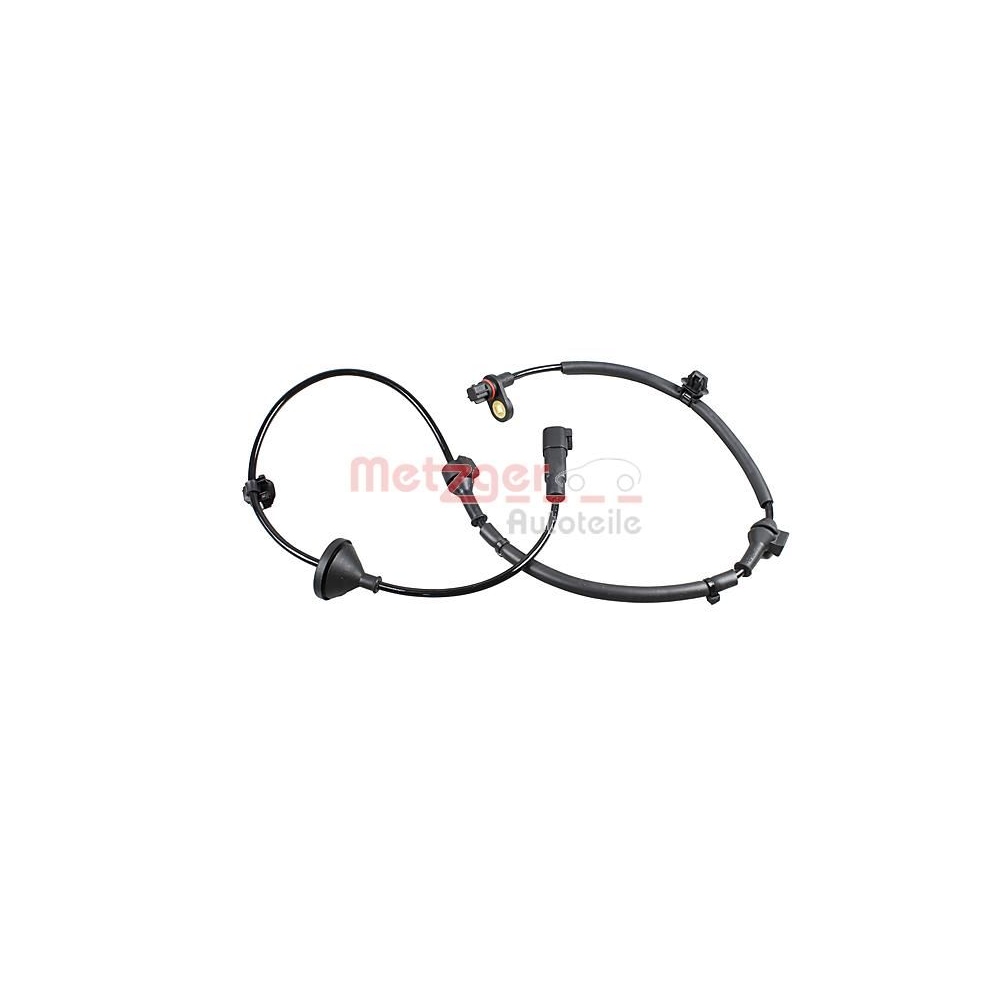 Sensor, Raddrehzahl METZGER 09001383 für MITSUBISHI, Hinterachse rechts