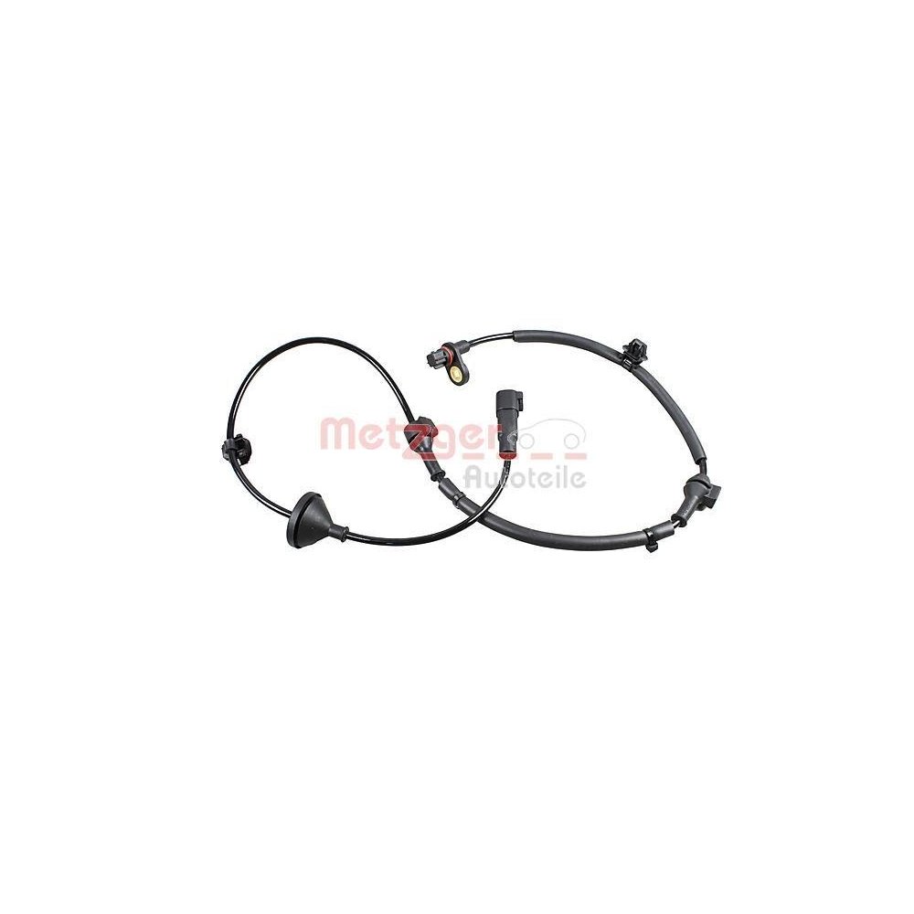 Sensor, Raddrehzahl METZGER 09001383 für MITSUBISHI, Hinterachse rechts