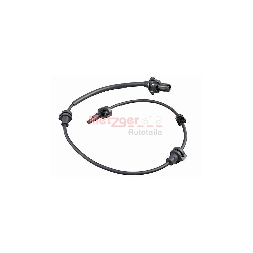 Sensor, Raddrehzahl METZGER 09001386 für HONDA, Vorderachse links