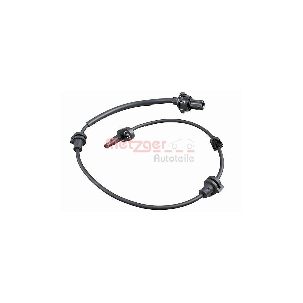 Sensor, Raddrehzahl METZGER 09001386 f&uuml;r HONDA, Vorderachse links