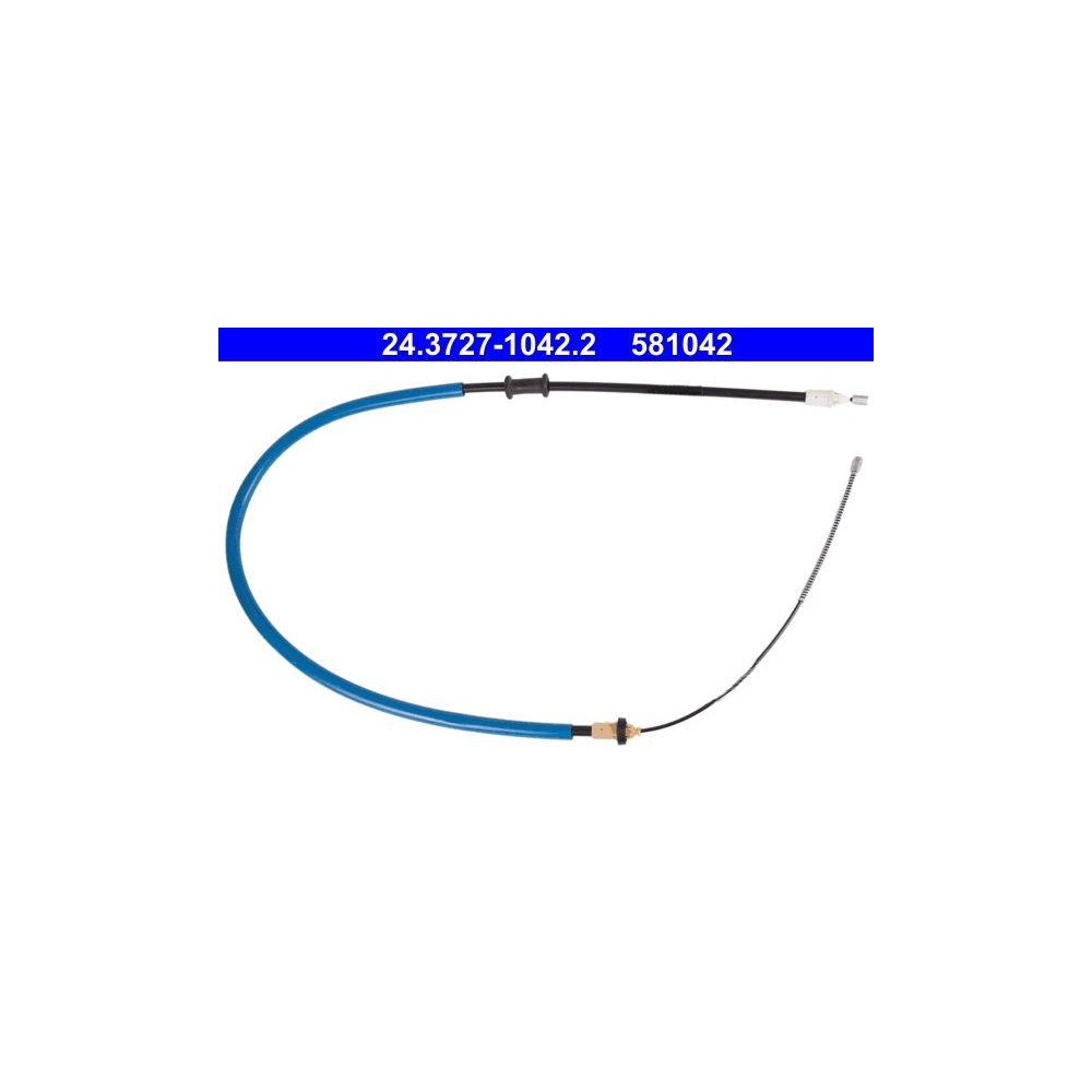 Seilzug, Feststellbremse ATE 24.3727-1042.2 für NISSAN RENAULT, hinten rechts