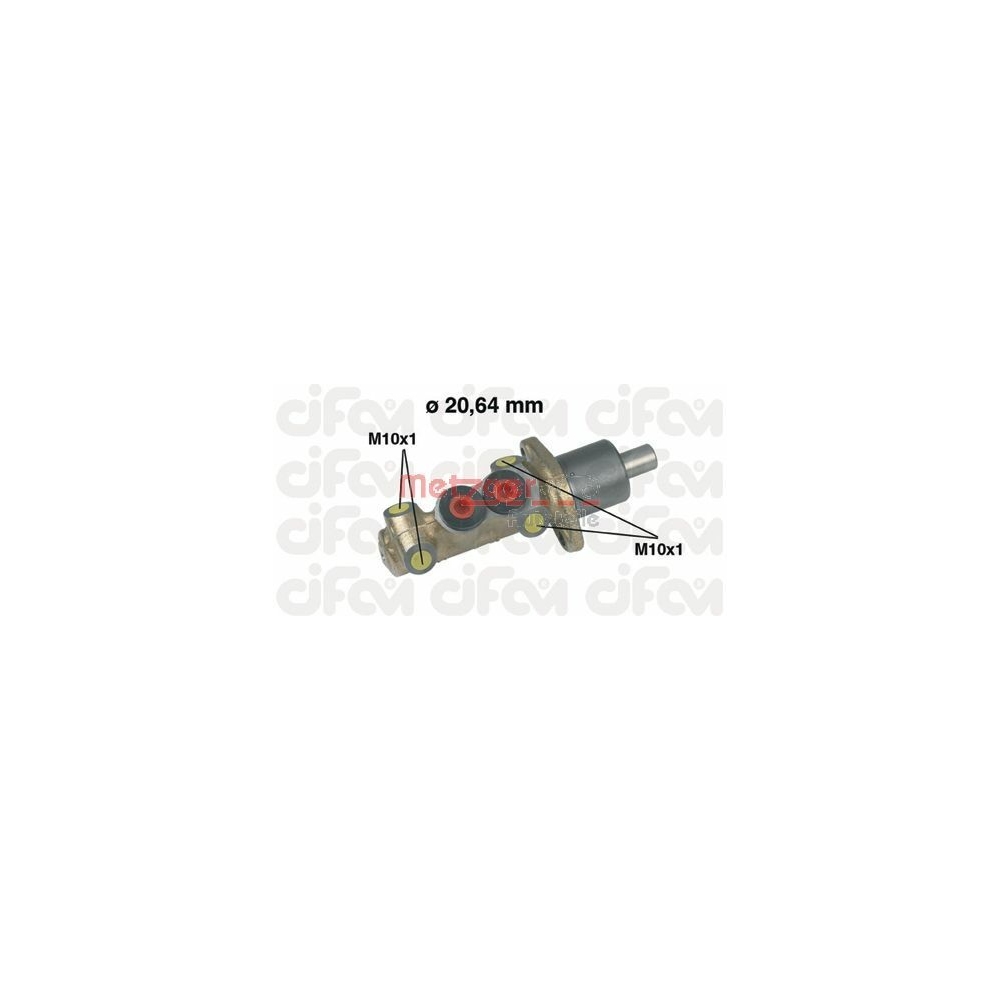 Hauptbremszylinder METZGER 202-059 CIFAM für CITROËN PEUGEOT RENAULT SEAT