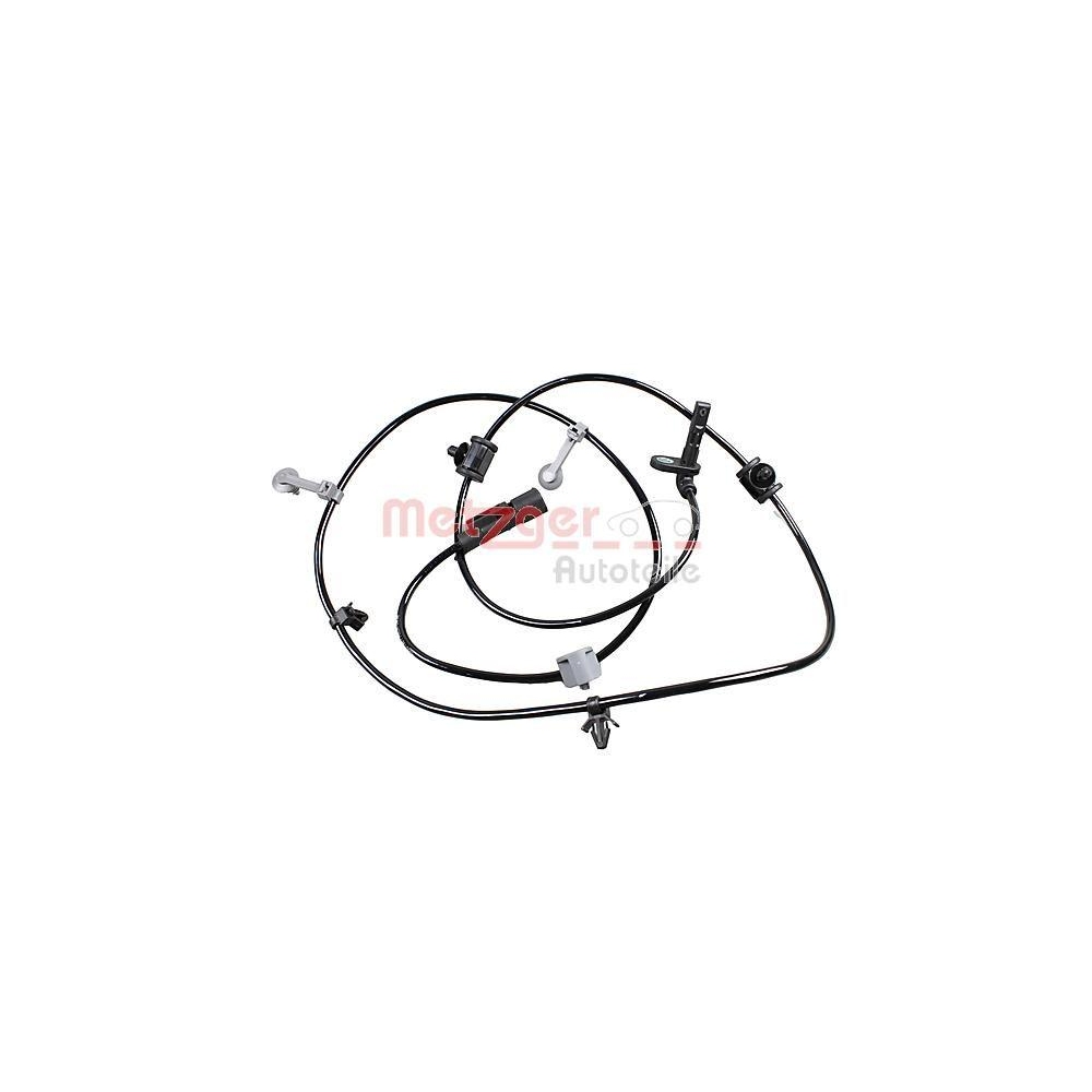 Sensor, Raddrehzahl METZGER 09001391 für OPEL GENERAL MOTORS, Hinterachse links