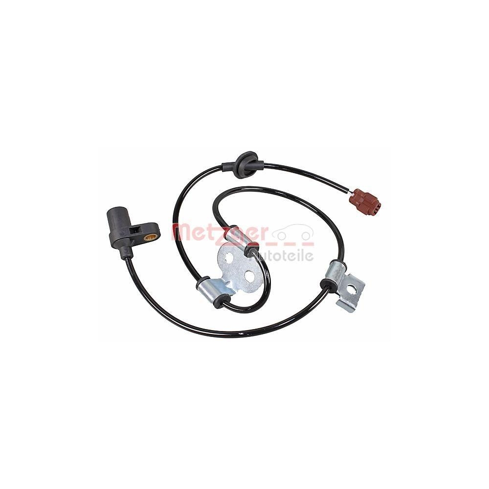 Sensor, Raddrehzahl METZGER 09001409 für SUBARU, Vorderachse links