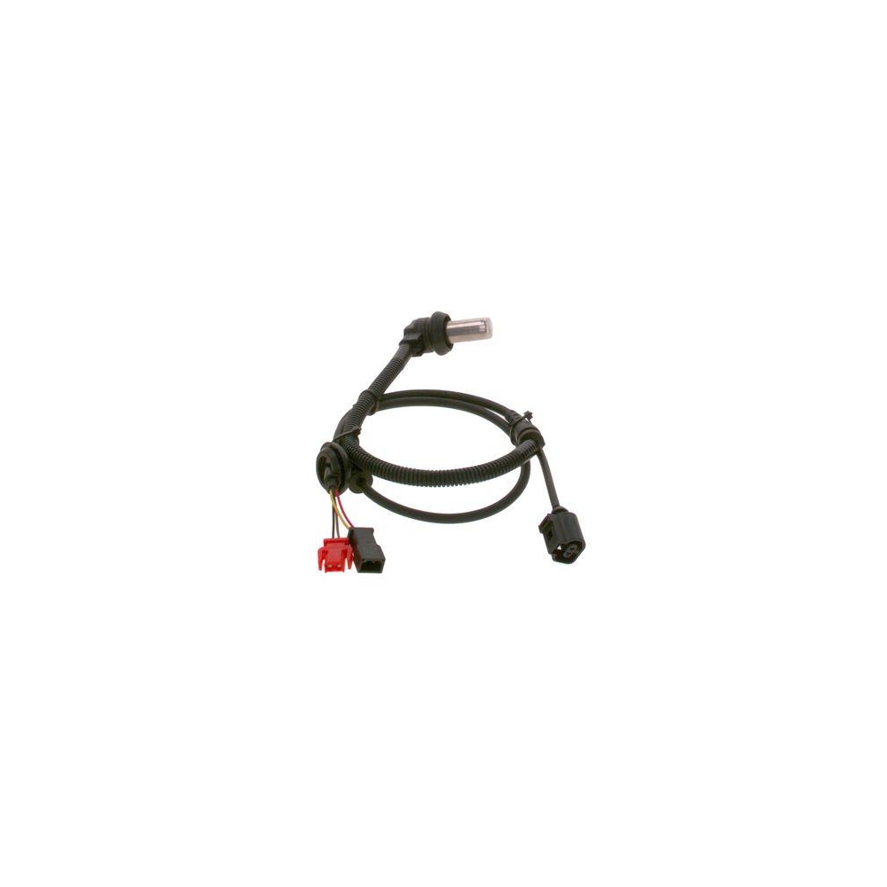 Sensor, Raddrehzahl BOSCH 0 986 594 002 für AUDI SKODA VW, Vorderachse