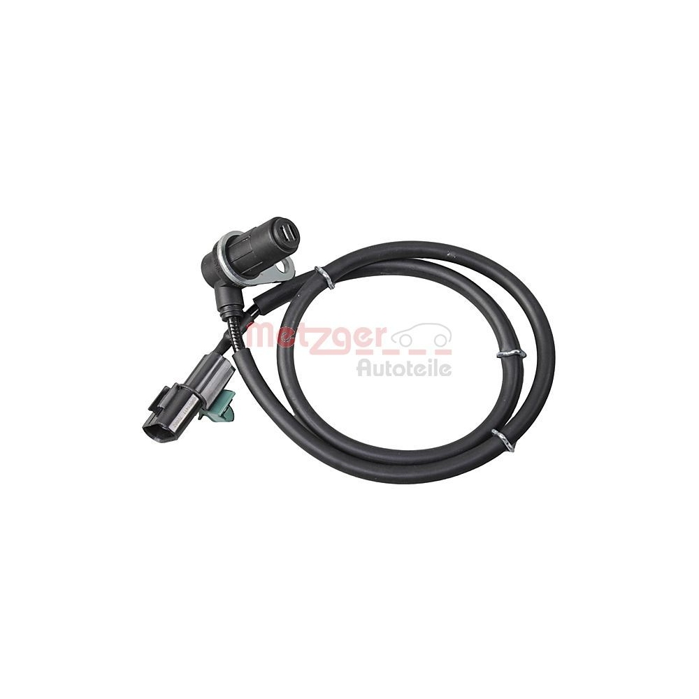 Sensor, Raddrehzahl METZGER 09001411 für MITSUBISHI, Hinterachse links