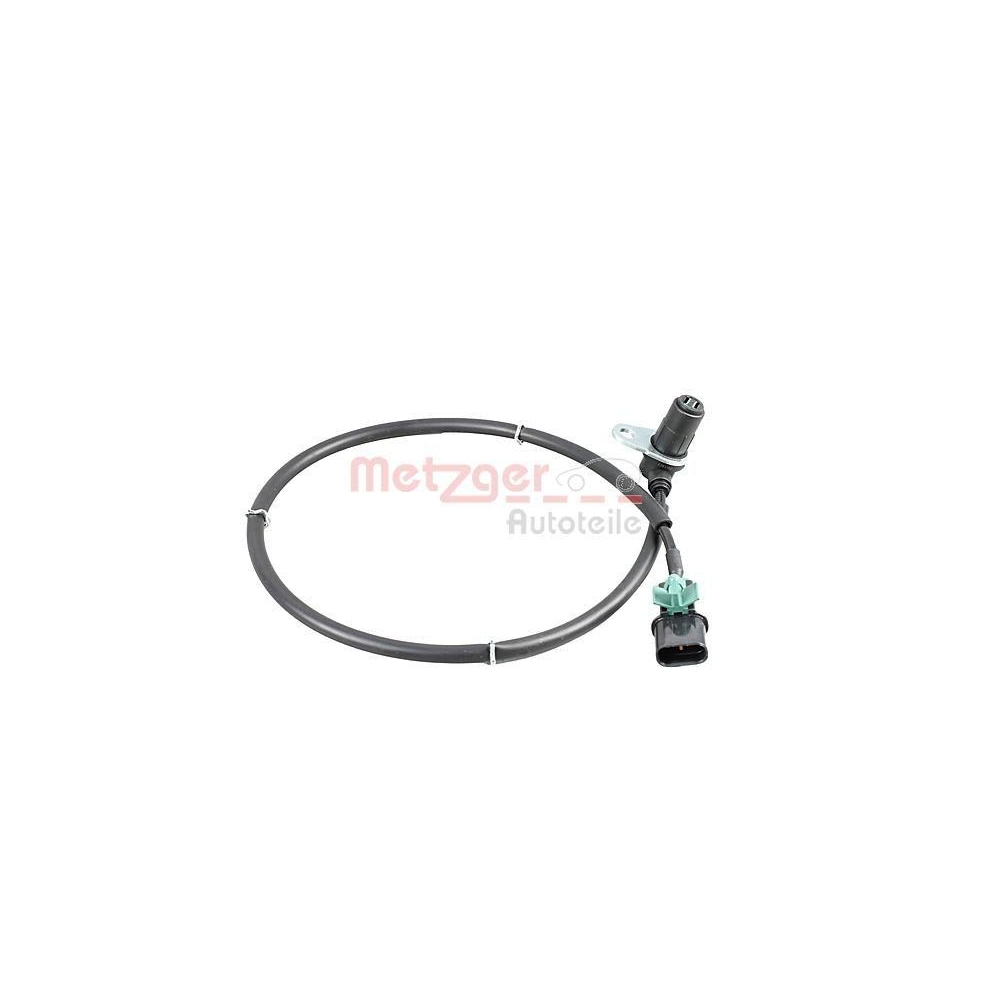 Sensor, Raddrehzahl METZGER 09001412 für MITSUBISHI, Hinterachse rechts