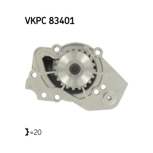 Wasserpumpe, Motorkühlung SKF VKPC 83401 für CITROËN PEUGEOT TALBOT