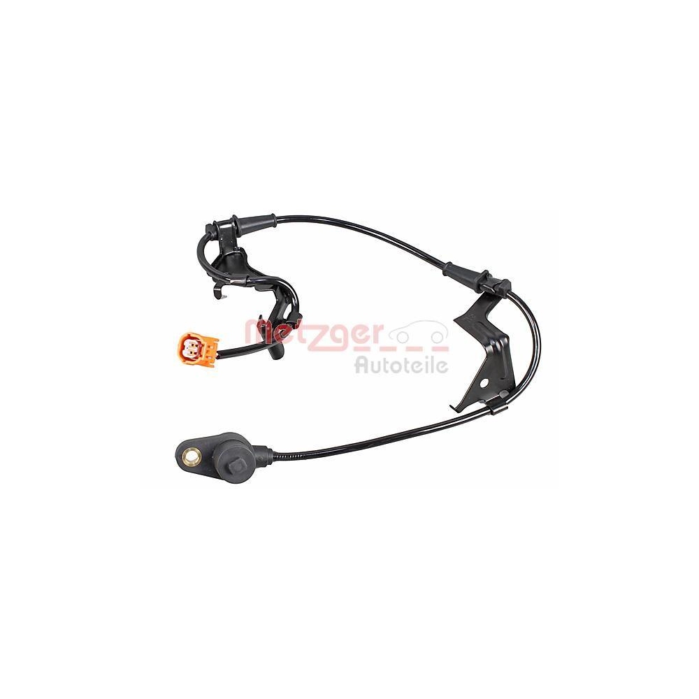 Sensor, Raddrehzahl METZGER 09001424 f&uuml;r HONDA, Vorderachse links