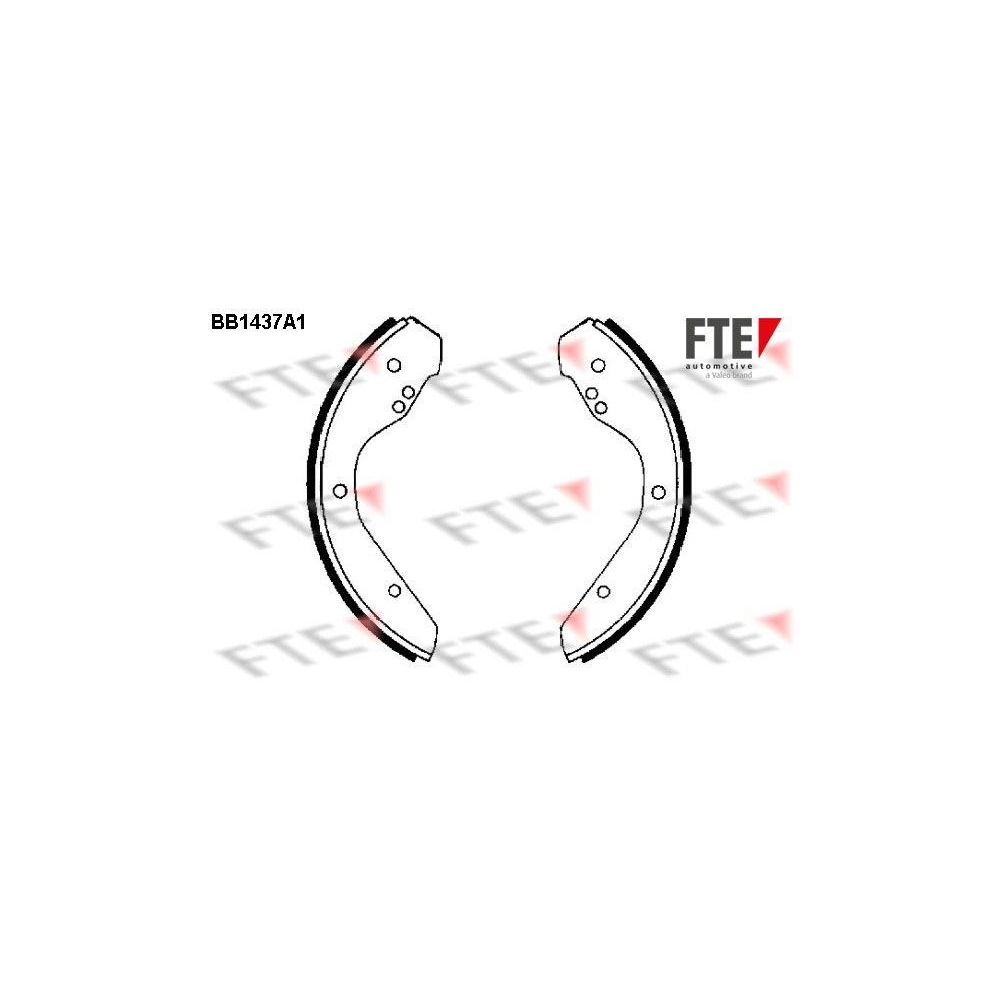 Bremsbackensatz FTE BB1437A1 für VW, Vorderachse