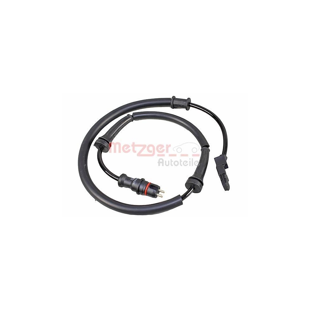 Sensor, Raddrehzahl METZGER 09001428 für RENAULT, Hinterachse