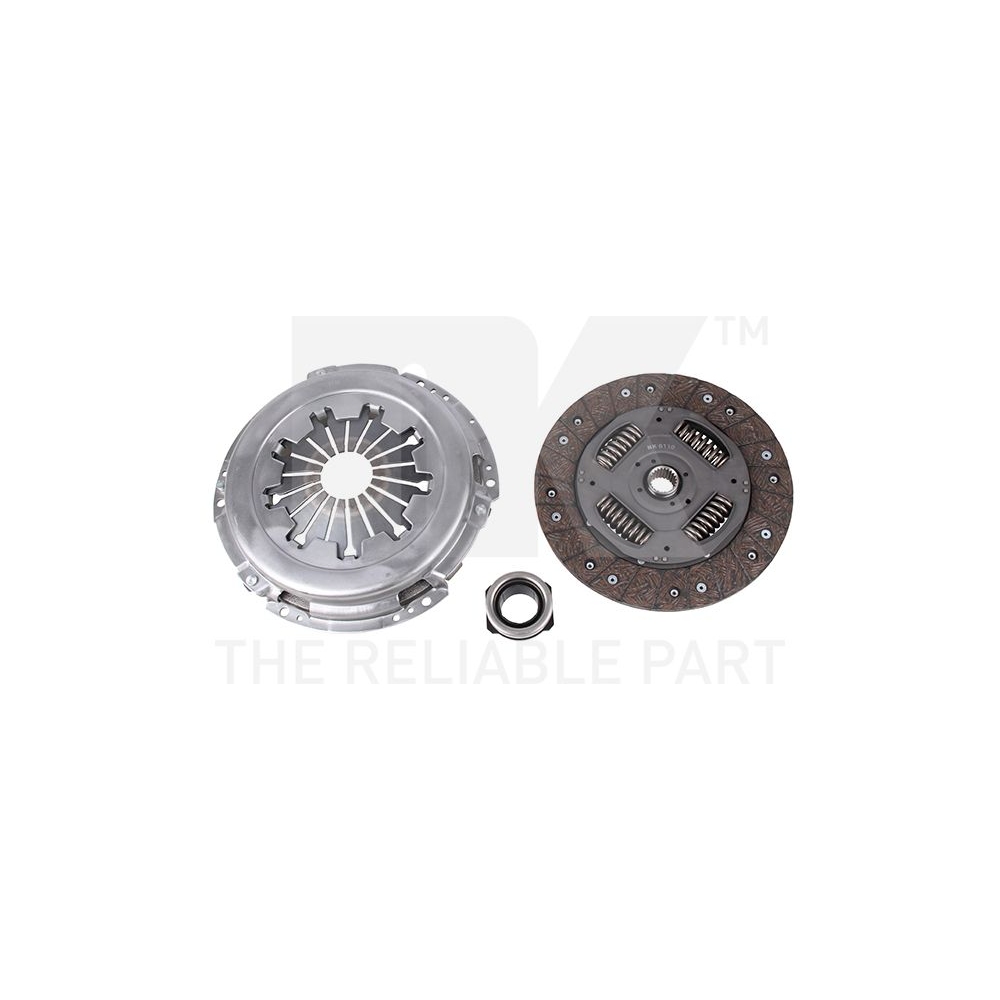 Kupplungssatz NK 132580 3 in 1 kit (Flywheel) für FORD