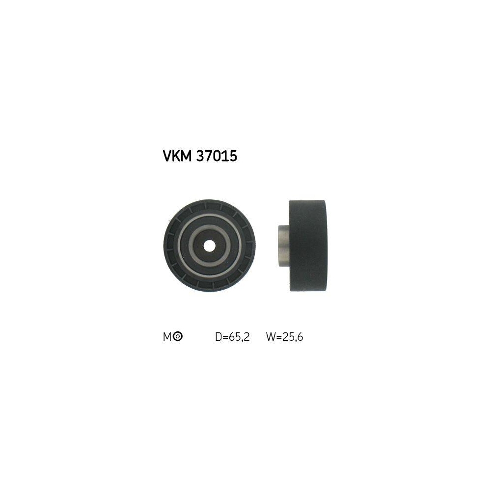 Spannrolle, Keilrippenriemen SKF VKM 37015 für MG ROVER LOTUS, mitte, rechts