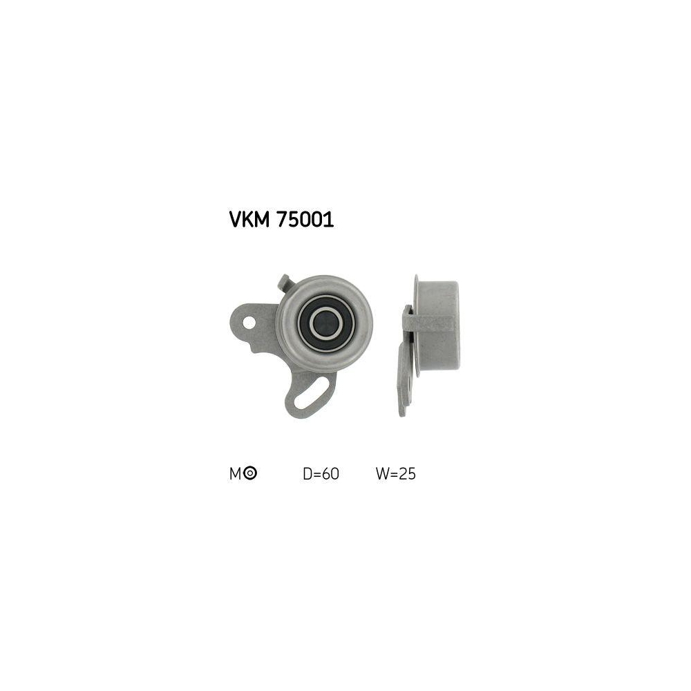 Spannrolle, Zahnriemen SKF VKM 75001 für MITSUBISHI PROTON