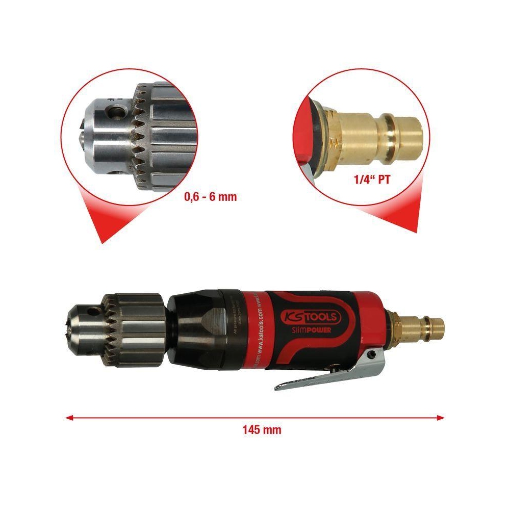 Bohrmaschine (Druckluft) KS TOOLS 515.5520 für