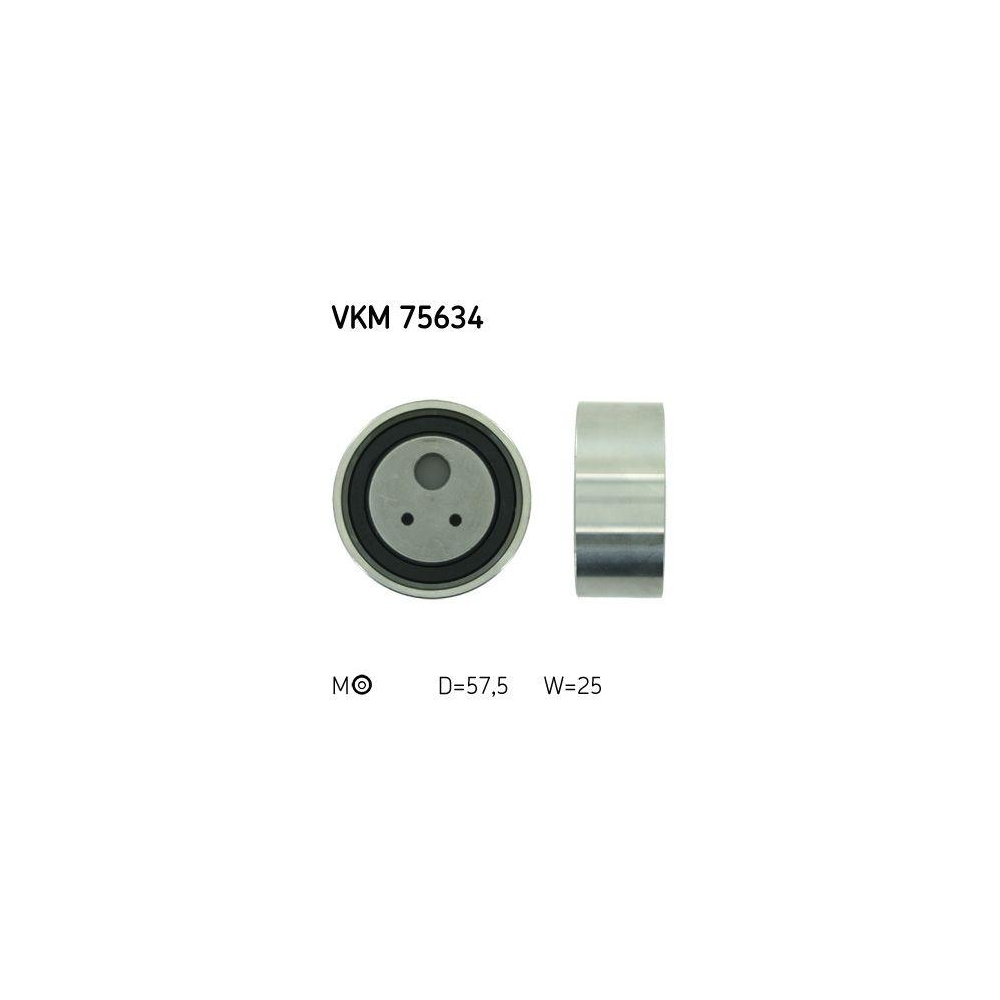 Spannrolle, Zahnriemen SKF VKM 75634 für MITSUBISHI