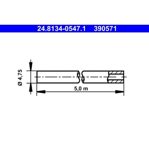 Bremsleitung ATE 24.8134-0547.1